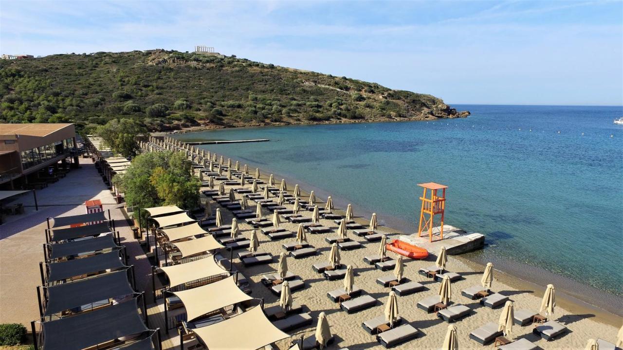 Aegeon Beach Hotel Sunion Eksteriør bilde