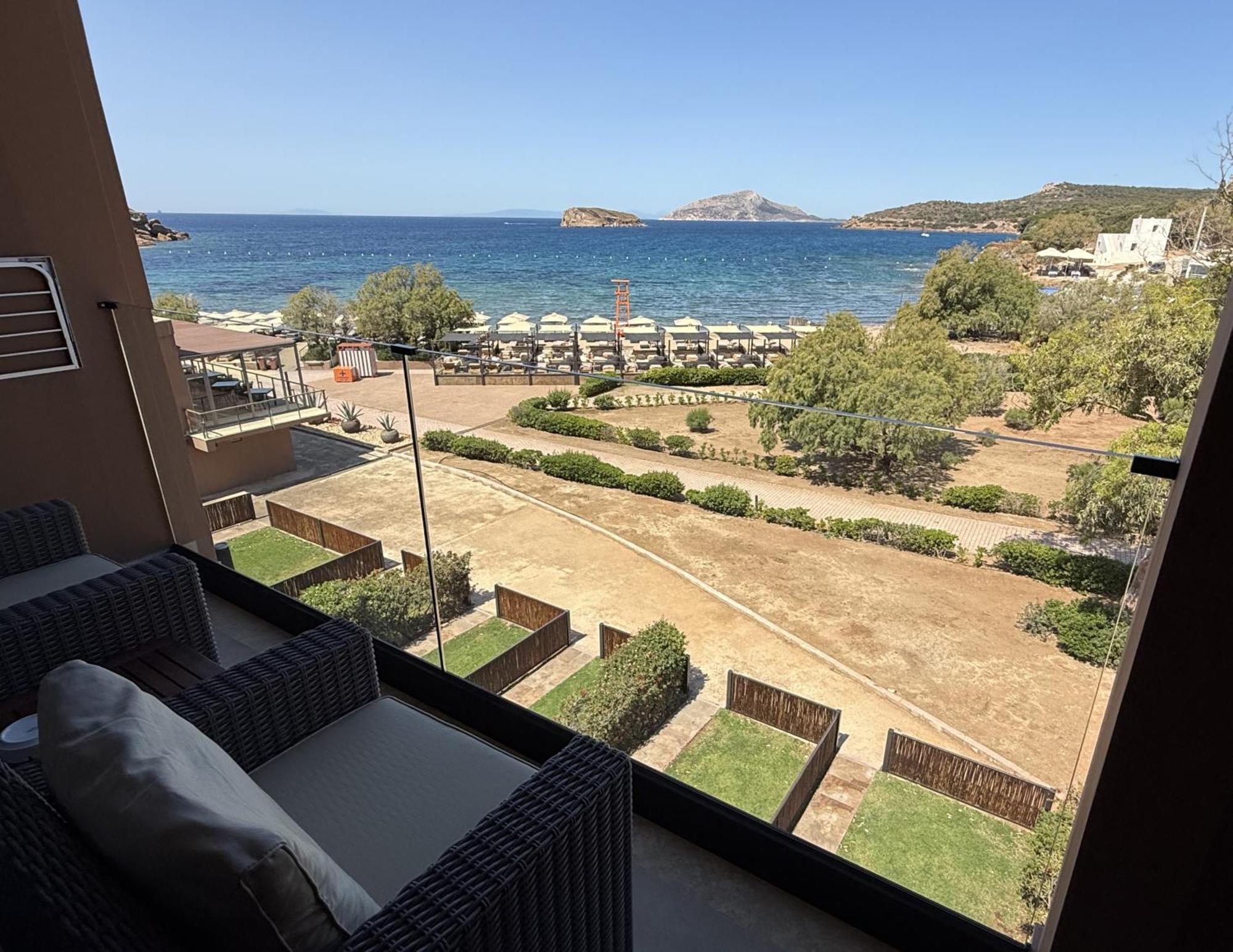 Aegeon Beach Hotel Sunion Eksteriør bilde